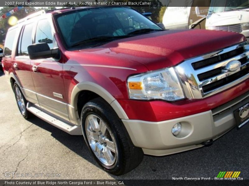 Redfire Metallic / Charcoal Black/Camel 2007 Ford Expedition Eddie Bauer 4x4