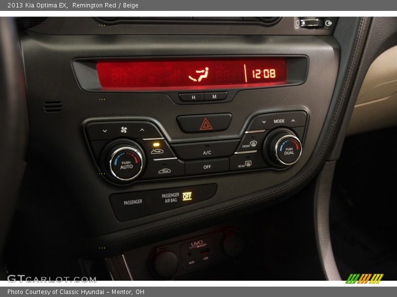 Remington Red / Beige 2013 Kia Optima EX