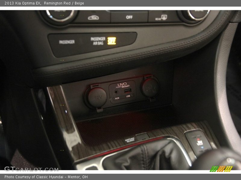Remington Red / Beige 2013 Kia Optima EX