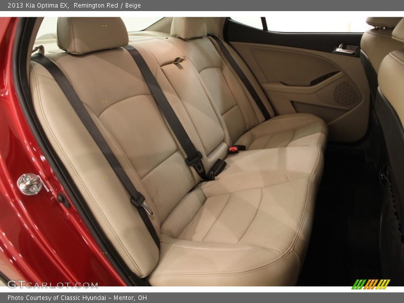 Remington Red / Beige 2013 Kia Optima EX