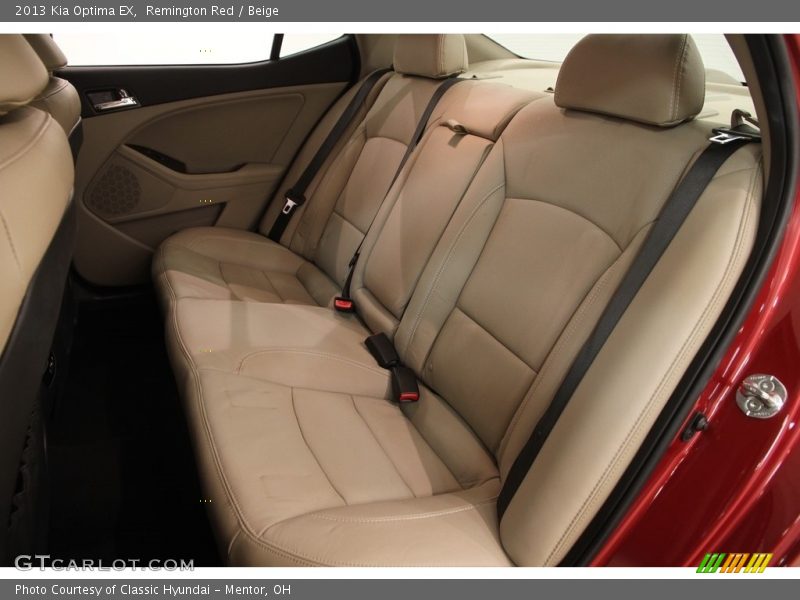 Remington Red / Beige 2013 Kia Optima EX