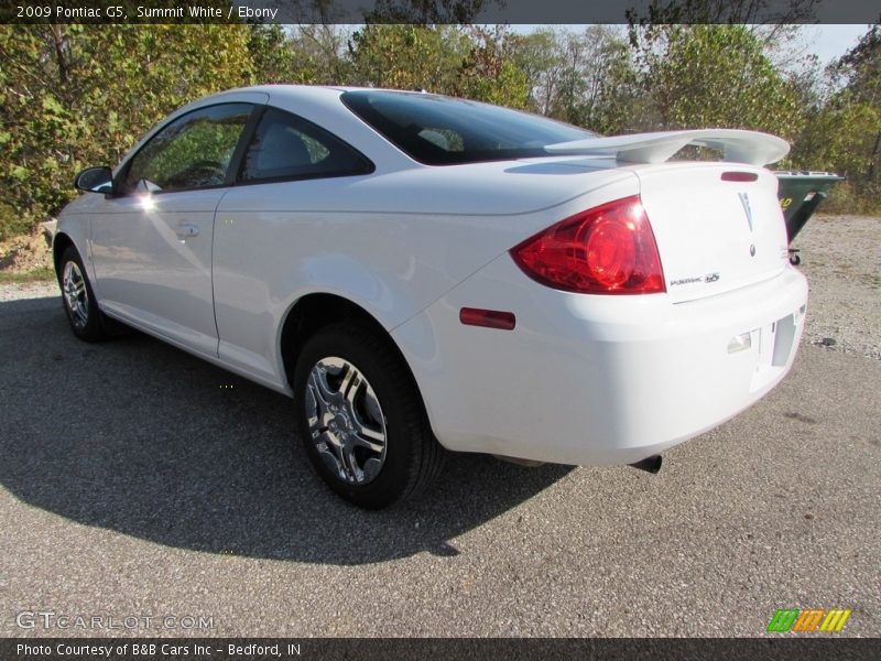 Summit White / Ebony 2009 Pontiac G5