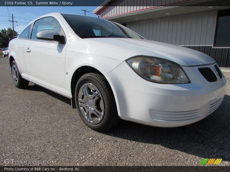 Summit White / Ebony 2009 Pontiac G5