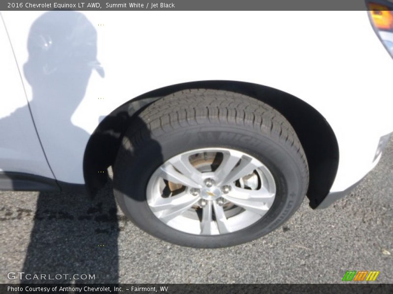Summit White / Jet Black 2016 Chevrolet Equinox LT AWD