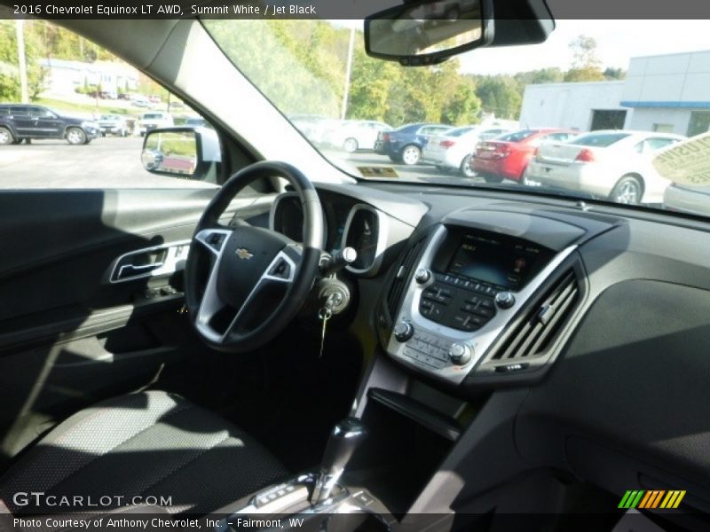 Summit White / Jet Black 2016 Chevrolet Equinox LT AWD