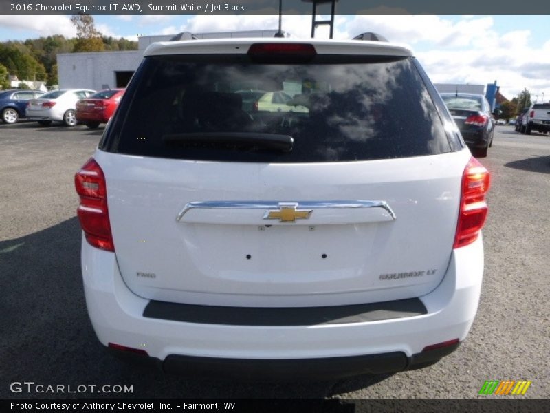 Summit White / Jet Black 2016 Chevrolet Equinox LT AWD