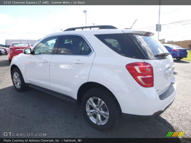Summit White / Jet Black 2016 Chevrolet Equinox LT AWD