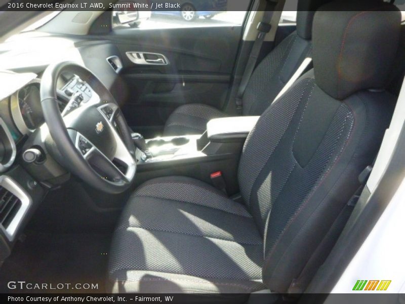 Summit White / Jet Black 2016 Chevrolet Equinox LT AWD