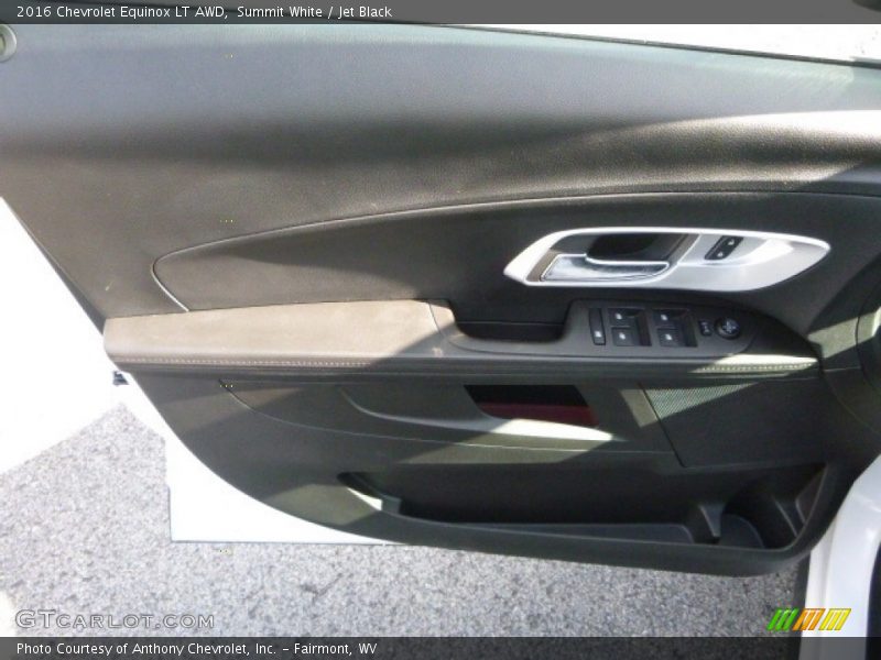 Summit White / Jet Black 2016 Chevrolet Equinox LT AWD