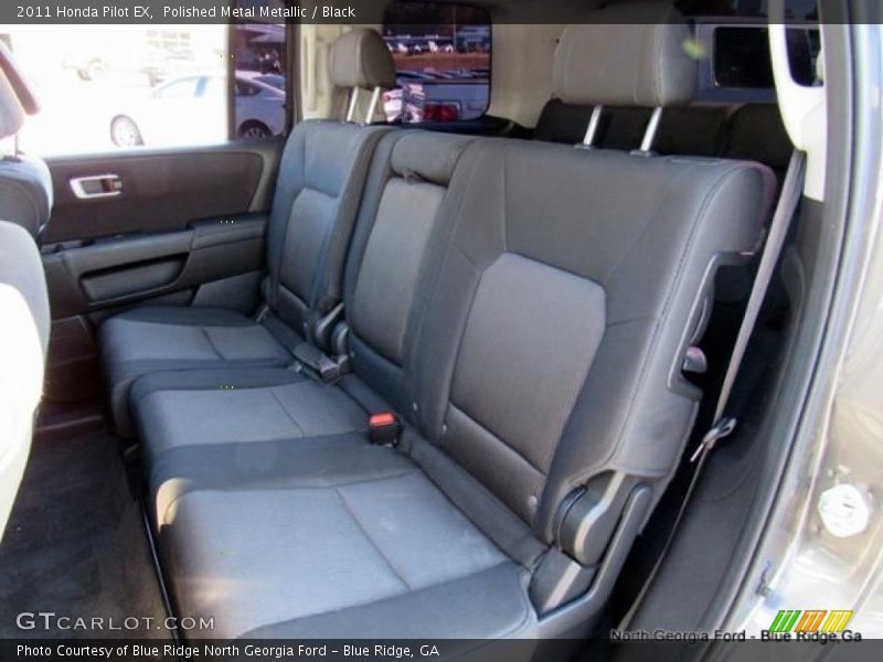 Polished Metal Metallic / Black 2011 Honda Pilot EX
