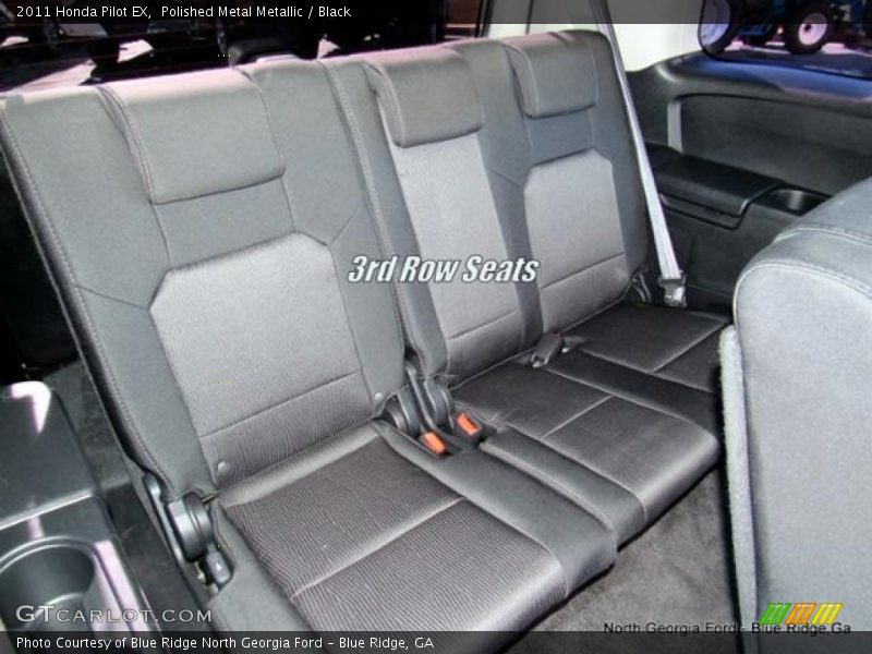 Polished Metal Metallic / Black 2011 Honda Pilot EX