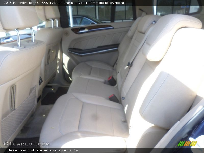 Lunar Blue Metallic / Almond Beige/Mocha 2015 Mercedes-Benz GL 550 4Matic