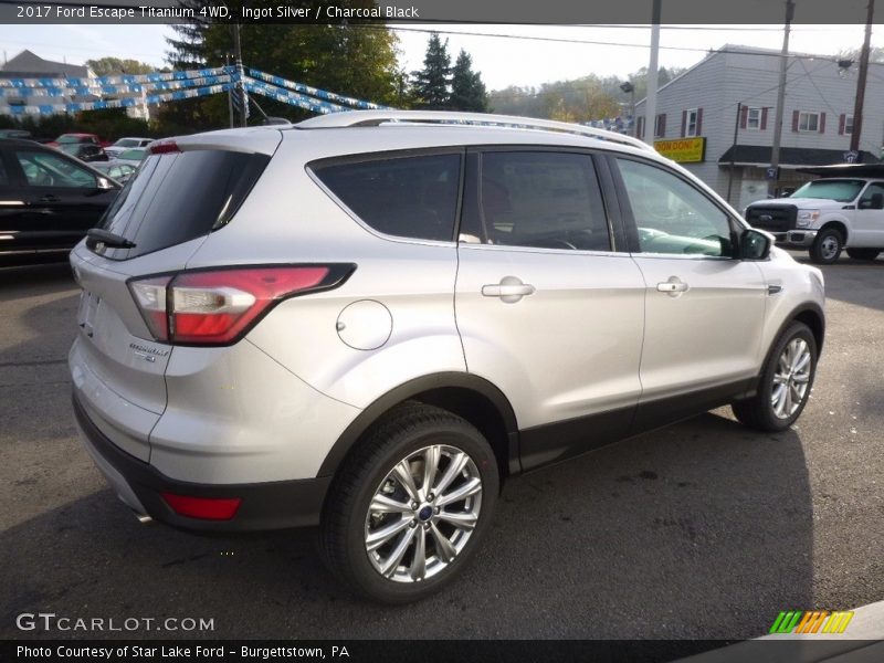 Ingot Silver / Charcoal Black 2017 Ford Escape Titanium 4WD