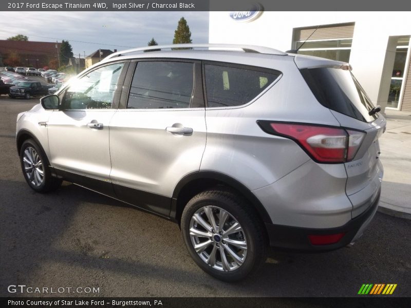 Ingot Silver / Charcoal Black 2017 Ford Escape Titanium 4WD