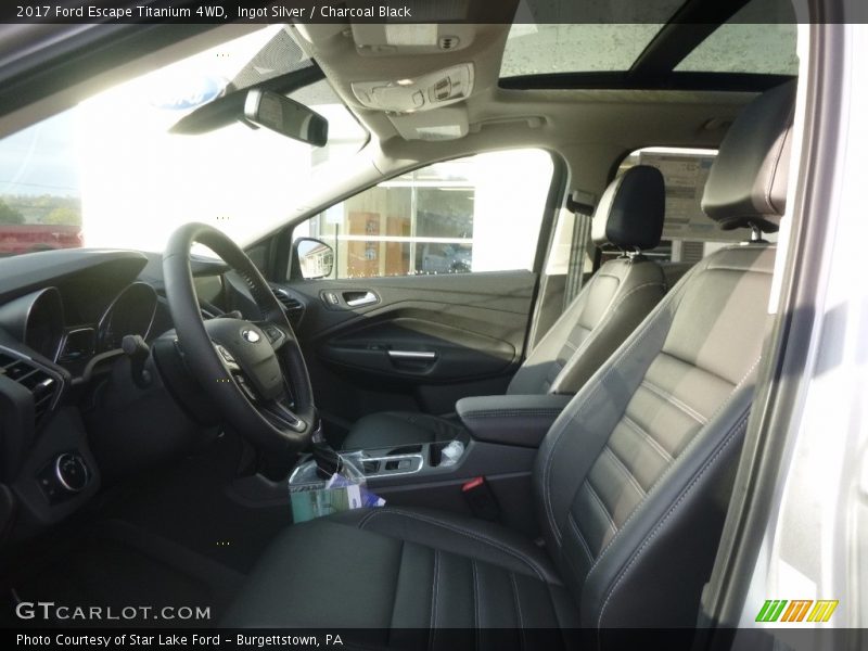 Ingot Silver / Charcoal Black 2017 Ford Escape Titanium 4WD
