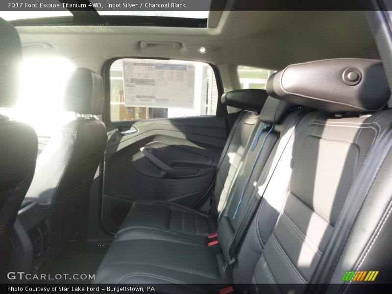 Ingot Silver / Charcoal Black 2017 Ford Escape Titanium 4WD