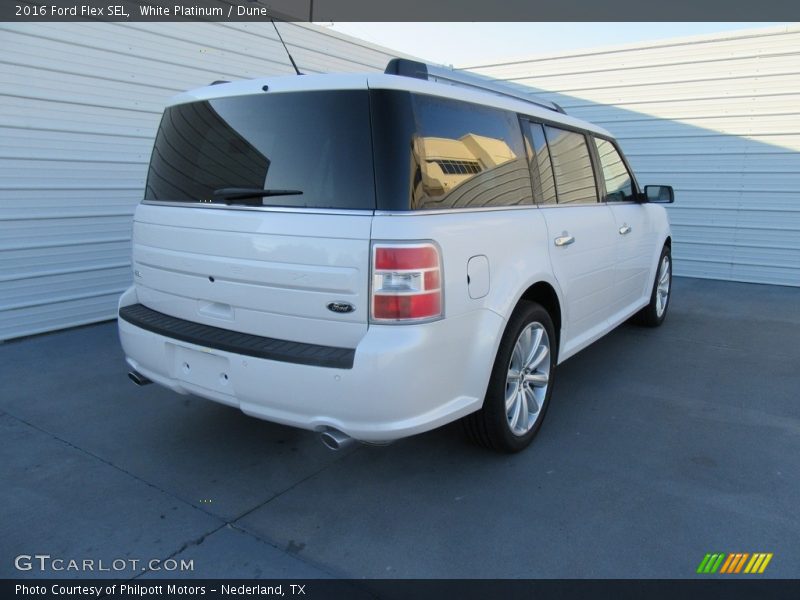 White Platinum / Dune 2016 Ford Flex SEL