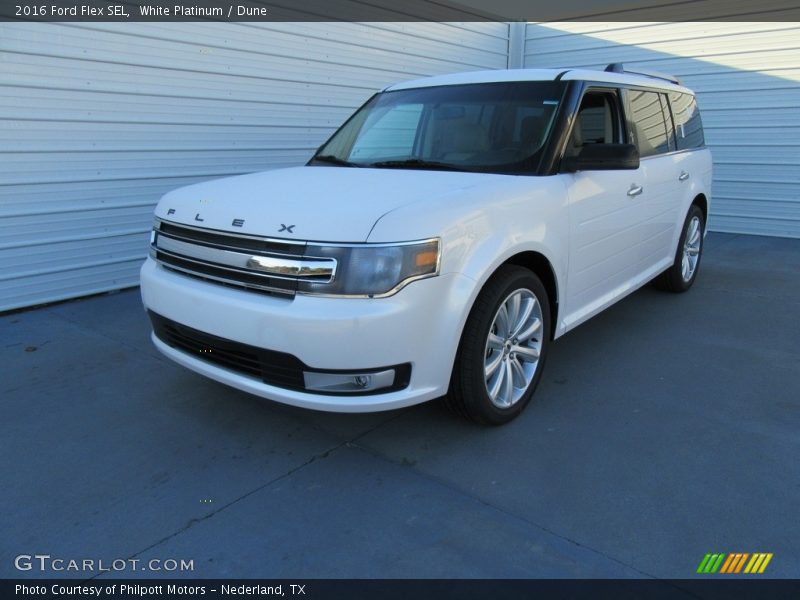 White Platinum / Dune 2016 Ford Flex SEL