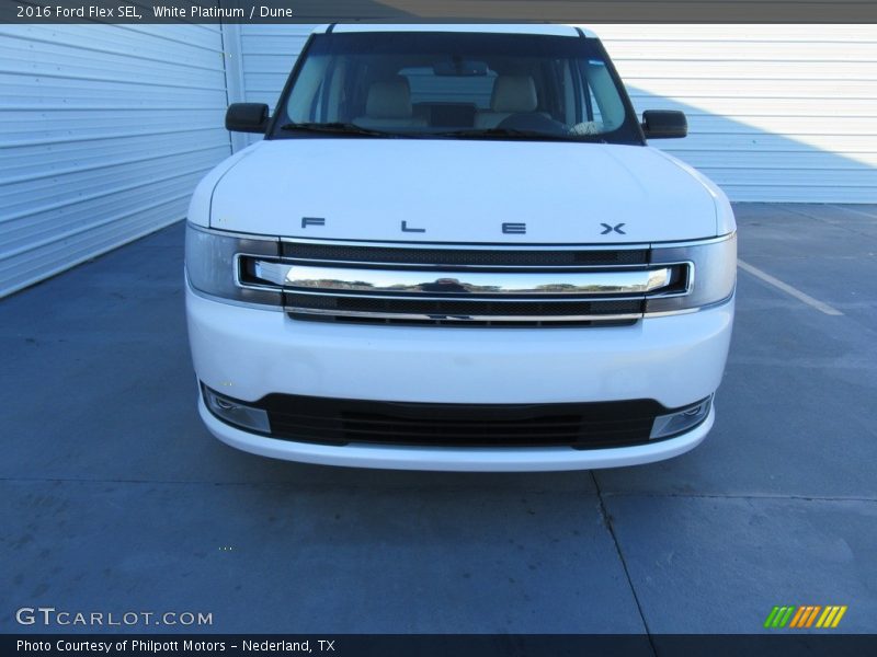 White Platinum / Dune 2016 Ford Flex SEL