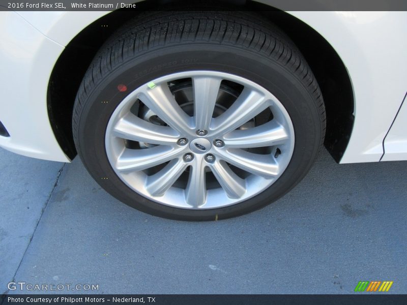 White Platinum / Dune 2016 Ford Flex SEL