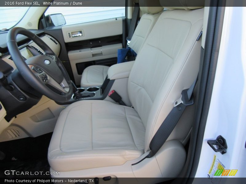 White Platinum / Dune 2016 Ford Flex SEL