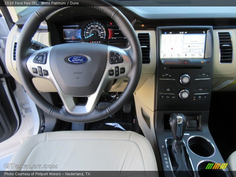 White Platinum / Dune 2016 Ford Flex SEL