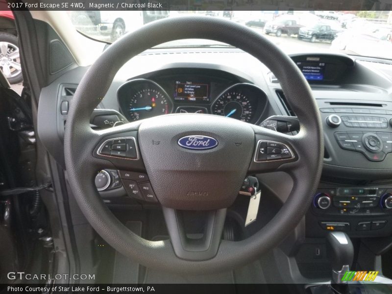 Magnetic / Charcoal Black 2017 Ford Escape SE 4WD