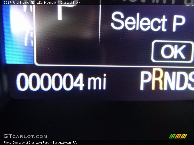 Magnetic / Charcoal Black 2017 Ford Escape SE 4WD
