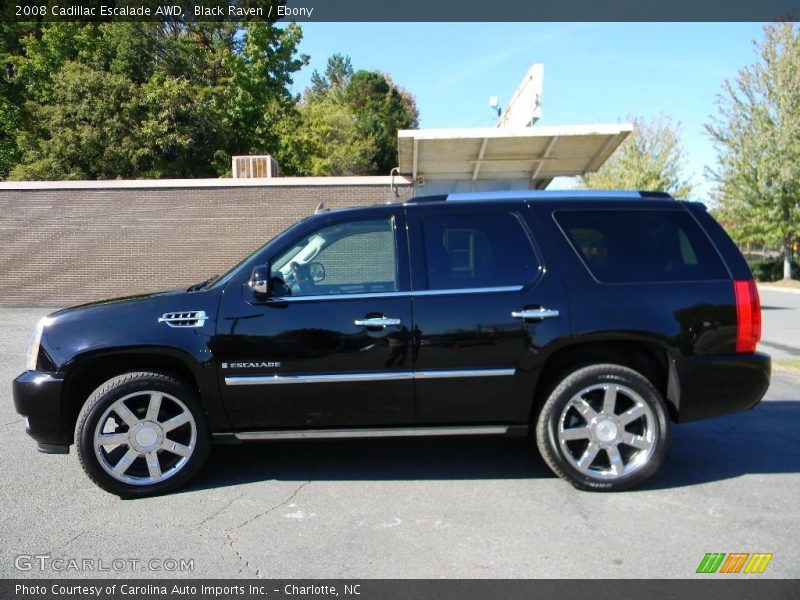Black Raven / Ebony 2008 Cadillac Escalade AWD