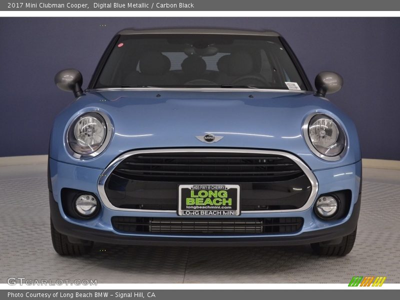 Digital Blue Metallic / Carbon Black 2017 Mini Clubman Cooper