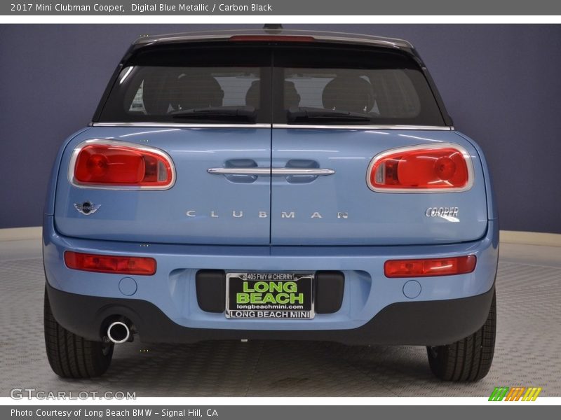 Digital Blue Metallic / Carbon Black 2017 Mini Clubman Cooper