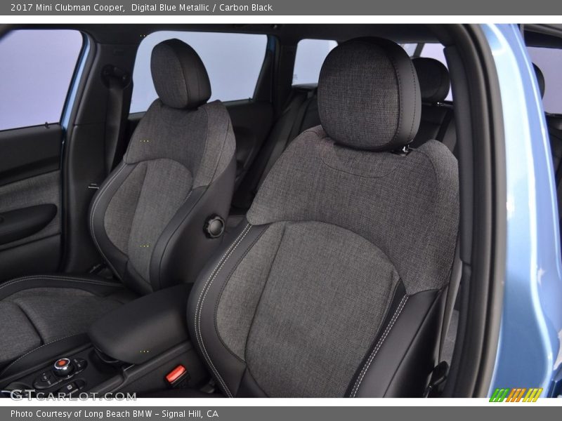 Digital Blue Metallic / Carbon Black 2017 Mini Clubman Cooper