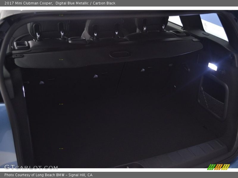 Digital Blue Metallic / Carbon Black 2017 Mini Clubman Cooper