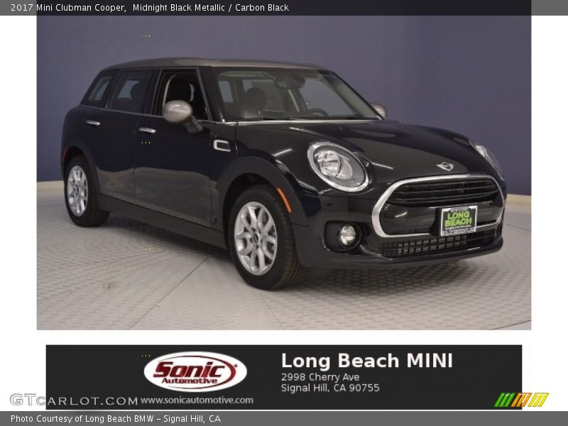 Midnight Black Metallic / Carbon Black 2017 Mini Clubman Cooper