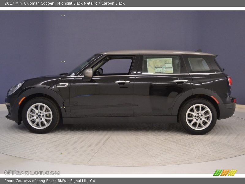 Midnight Black Metallic / Carbon Black 2017 Mini Clubman Cooper