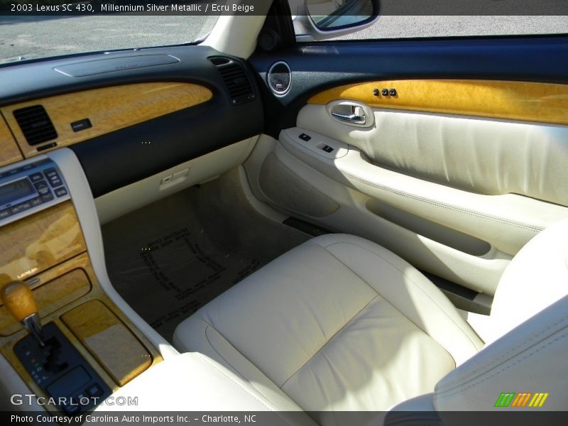 Millennium Silver Metallic / Ecru Beige 2003 Lexus SC 430