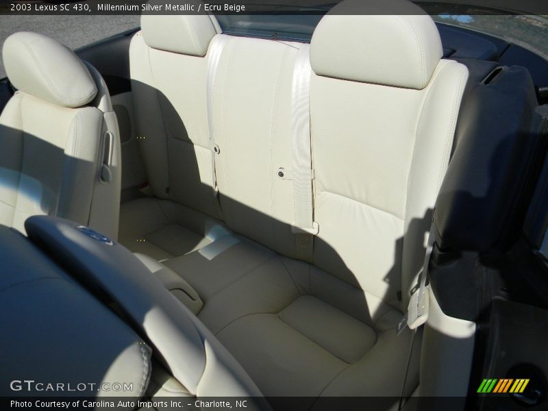 Millennium Silver Metallic / Ecru Beige 2003 Lexus SC 430