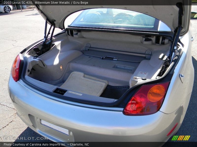Millennium Silver Metallic / Ecru Beige 2003 Lexus SC 430
