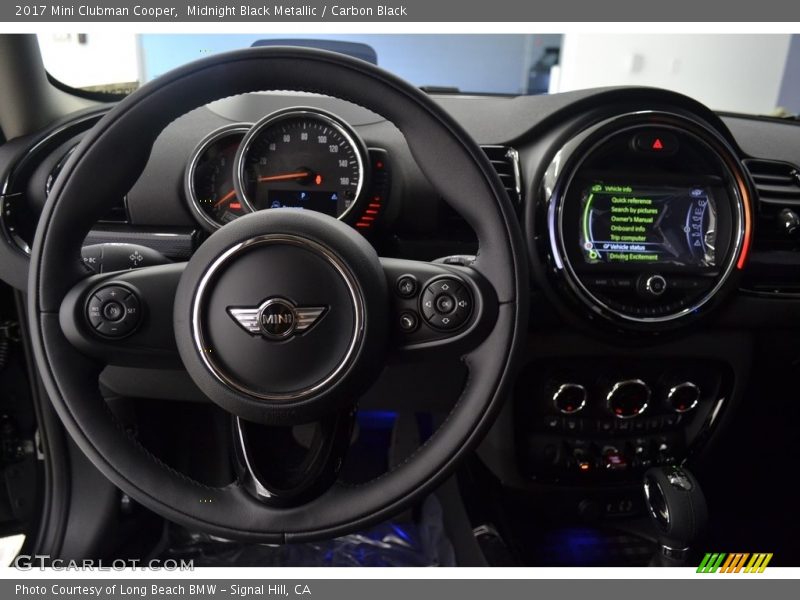 Midnight Black Metallic / Carbon Black 2017 Mini Clubman Cooper