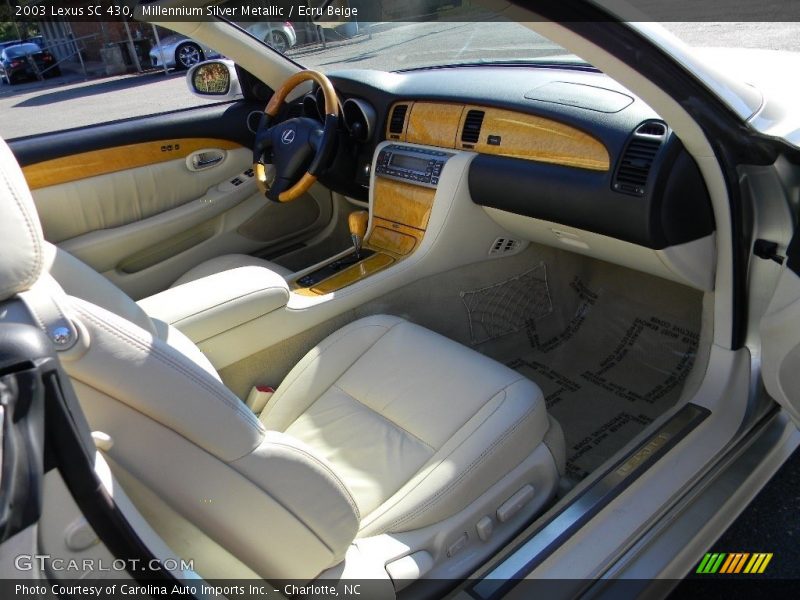 Millennium Silver Metallic / Ecru Beige 2003 Lexus SC 430