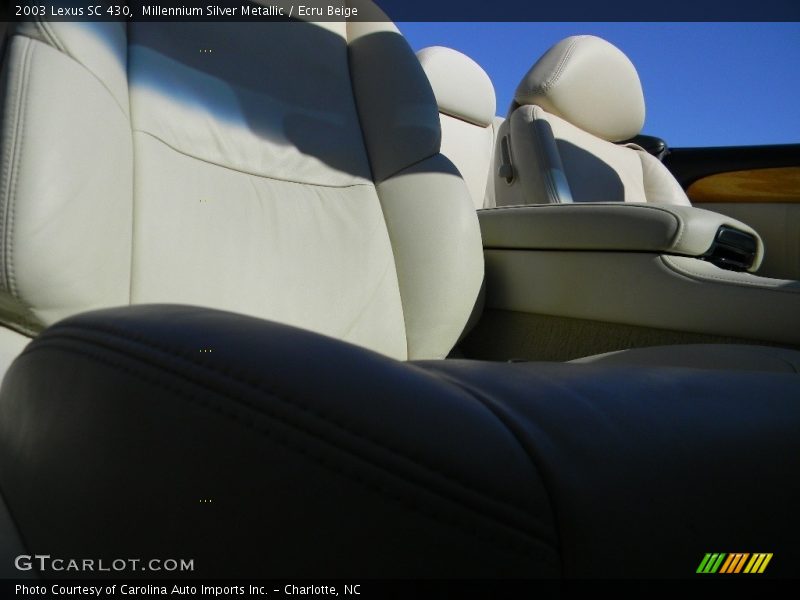 Millennium Silver Metallic / Ecru Beige 2003 Lexus SC 430