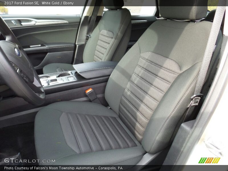 White Gold / Ebony 2017 Ford Fusion SE