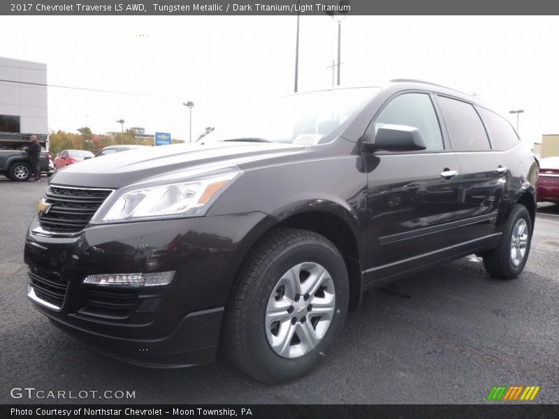 Tungsten Metallic / Dark Titanium/Light Titanium 2017 Chevrolet Traverse LS AWD