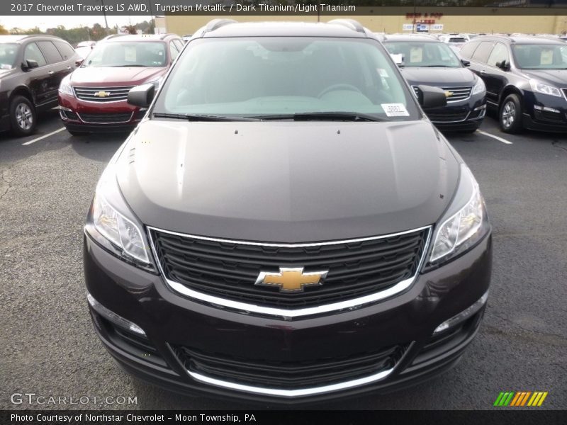 Tungsten Metallic / Dark Titanium/Light Titanium 2017 Chevrolet Traverse LS AWD