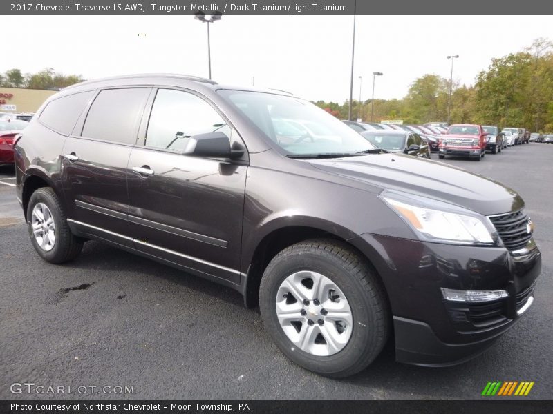 Tungsten Metallic / Dark Titanium/Light Titanium 2017 Chevrolet Traverse LS AWD