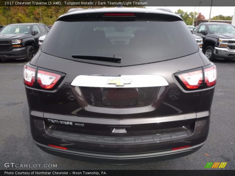 Tungsten Metallic / Dark Titanium/Light Titanium 2017 Chevrolet Traverse LS AWD