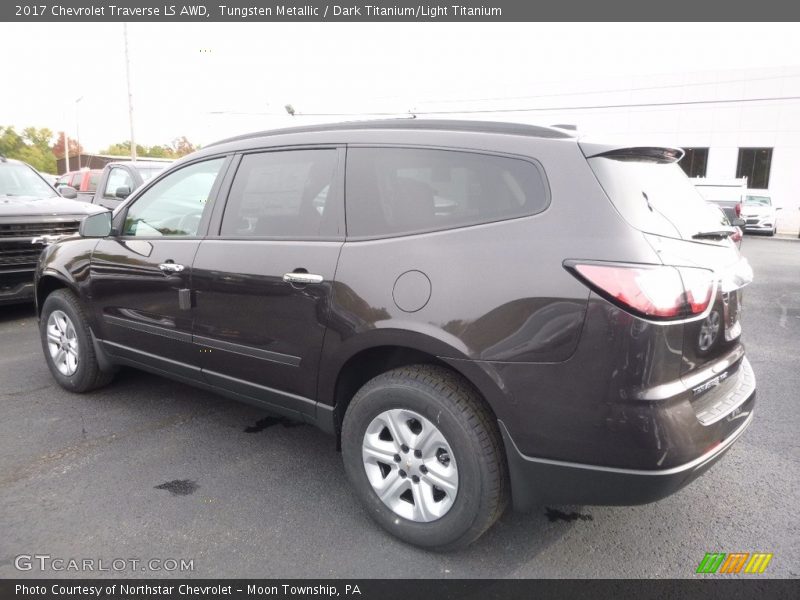 Tungsten Metallic / Dark Titanium/Light Titanium 2017 Chevrolet Traverse LS AWD