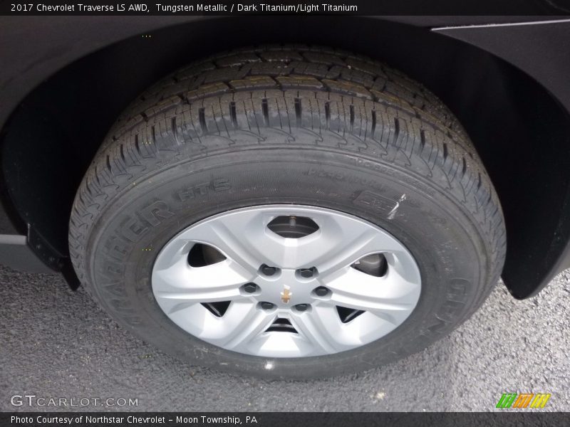 Tungsten Metallic / Dark Titanium/Light Titanium 2017 Chevrolet Traverse LS AWD