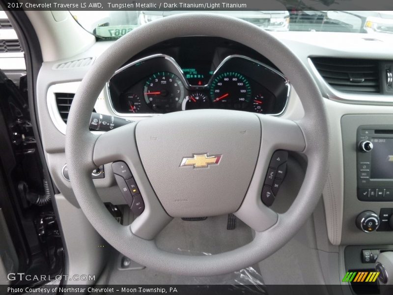 Tungsten Metallic / Dark Titanium/Light Titanium 2017 Chevrolet Traverse LS AWD