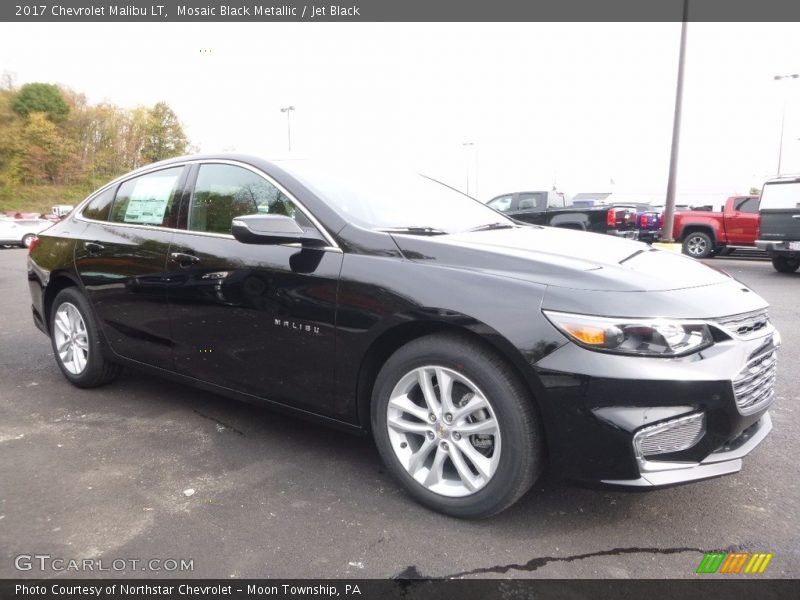Mosaic Black Metallic / Jet Black 2017 Chevrolet Malibu LT